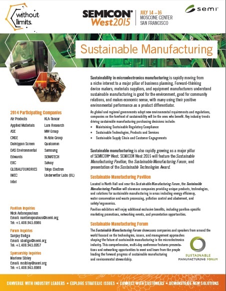 Sustainable Manufacturing